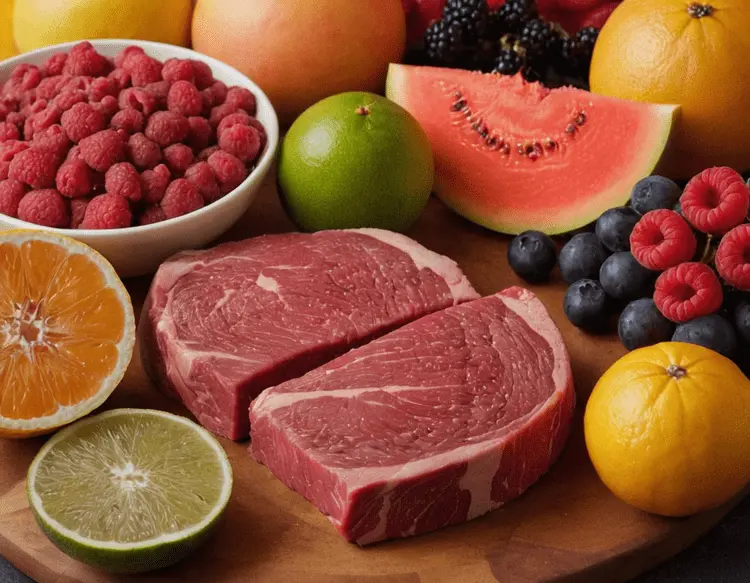 fruit and animal protein diet