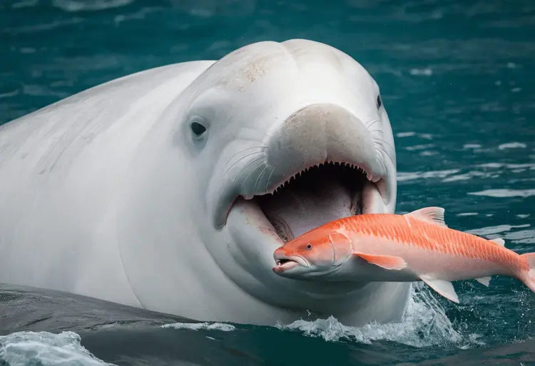 beluga whale prey