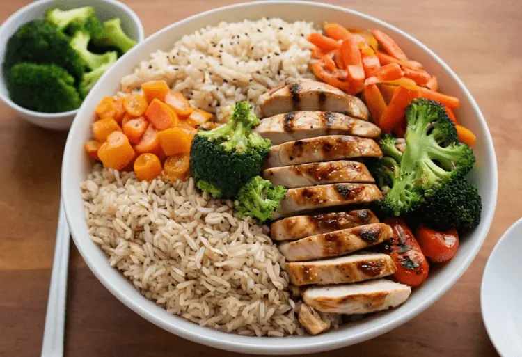 chicken and rice meal plan